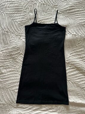 H&M Black Spaghetti Strap Mini Dress
